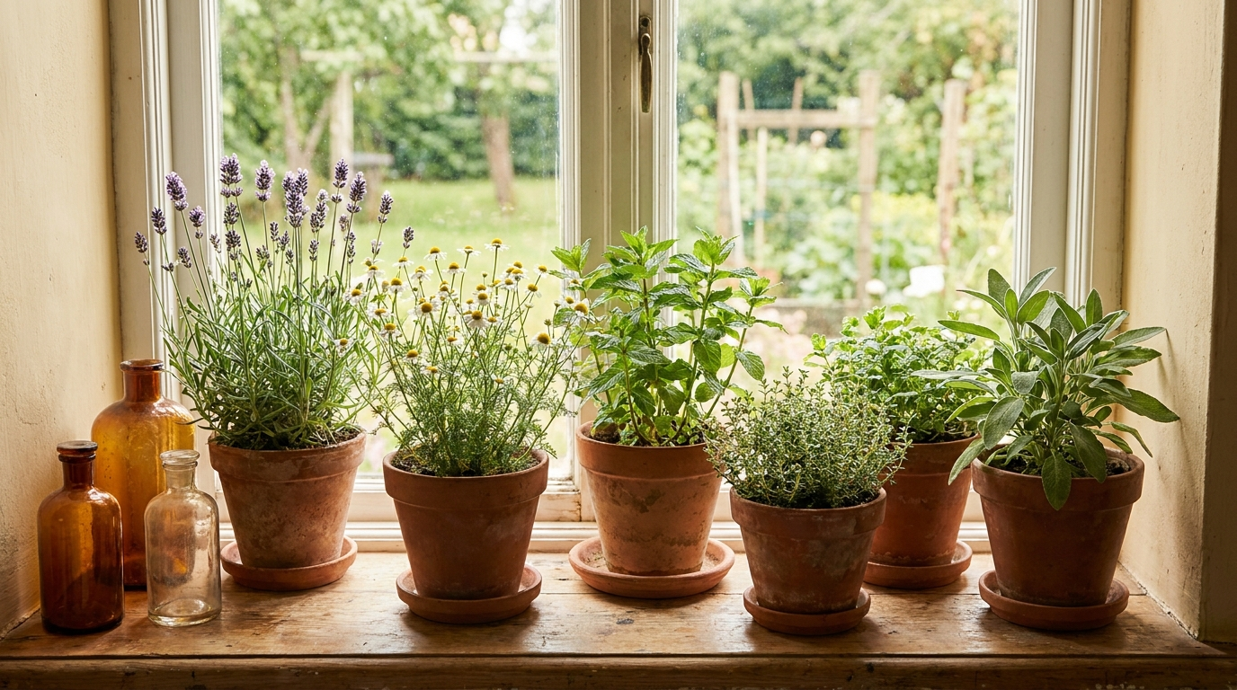 The Healing Herb Cabinet: 12 Medicinal Herbs to Grow at Home